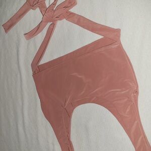 Pink Halter Bodysuit